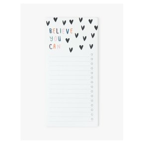 Caroline Gardner Teal Falling Hearts Pad