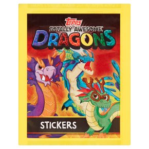 Topps Totally Awesome Dragons Stickers