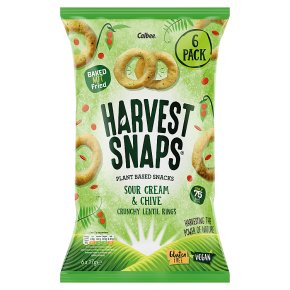 Harvest Snaps Sour Cream & Chive Lentil Rings 6 pack