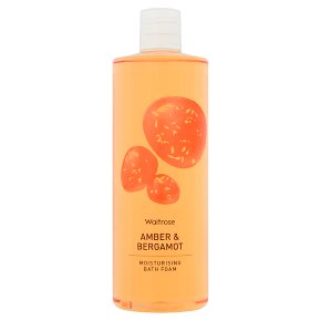 Waitrose Bath Foam Amber & Bergamot