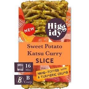 Higgidy Sweet Potato Katsu Curry Slice