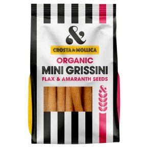 Crosta & Mollica Mini Grissini Flax & Amaranth Seeds
