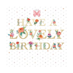 lovely birthday text