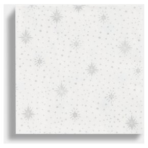 TT Silver Snowflake Napkin 33cm