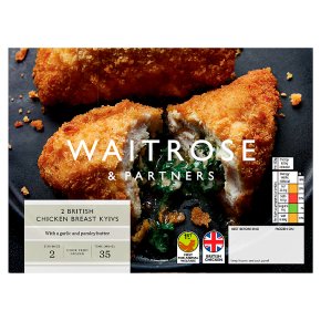 Waitrose 2 Frozen Garlic Chicken Kyivs