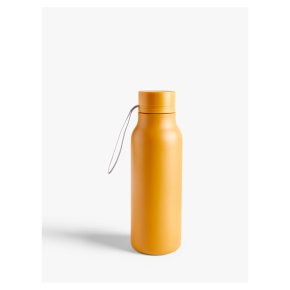John Lewis Stainless Steel Water Bottle Mustard 500ml