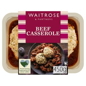 Waitrose Classics Beef Casserole with Suet Dumplings for 1