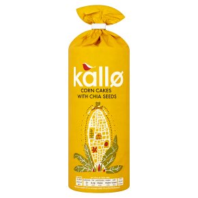 Kallo Corn Cakes With Chia Seeds