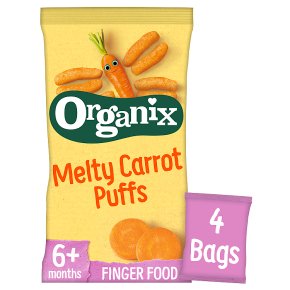 Organix Melty Carrot Puffs Baby Snacks