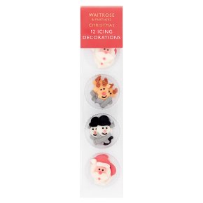Waitrose Christmas Icing Decorations