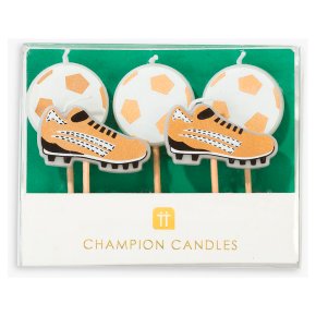 Talking Tables Football Shaped Candles