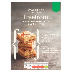 Waitrose Free From 4 Bakewell Slices