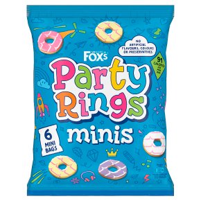 Fox's Party Rings Minis 6 Mini Bags