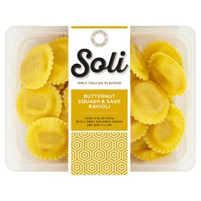 Soli butternut squash & sage ravioli