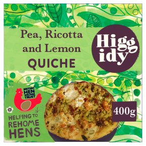 Higgidy Pea, Ricotta & Lemon Quiche