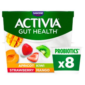 Activia Mango, Strawberry, Kiwi & Apricot Gut Health Yogurt Multipack