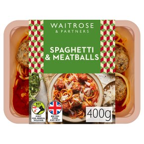 Waitrose Italian Spaghetti & Meatballs for 1