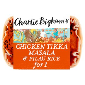 Charlie Bigham's Chicken Tikka Masala Curry & Pilau Rice For 1