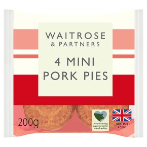 Waitrose 4 Mini Pork Pies