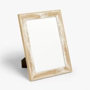 John Lewis Rustic Wood-Effect Photo Frame, Natural, 4 x 6"