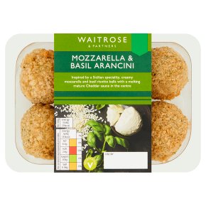 Waitrose Mozzarella & Basil Arancini