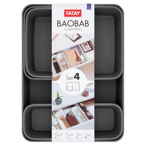 Tatay Baobob Grey Set of 4