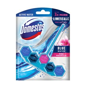 Domestos Blue Water Magnolia Rim Block