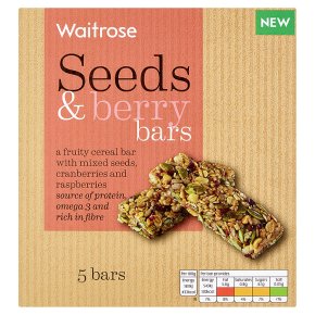 Waitrose 5 Seeds & Berry Bars