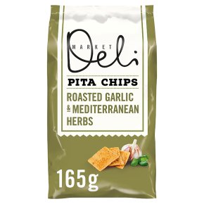 I see your potato based nonsense and raise you garlic and herb Pitta chips, the king of snack
