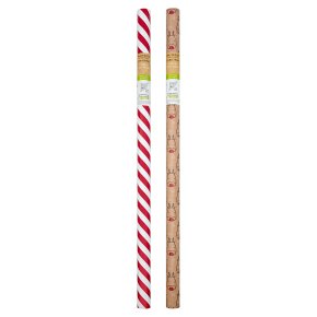 Waitrose Christmas Reindeer or Stripe