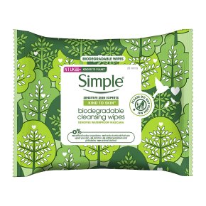 Simple Biodegradable Cleansing Wipes
