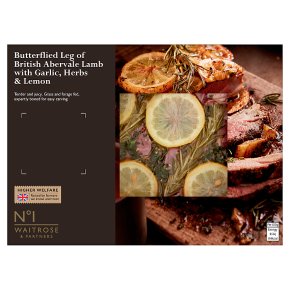 No.1 Abervale Lamb Butterflied Leg with Garlic, Herbs, Lemon