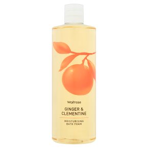 Waitrose Bath Foam Ginger & Clementine