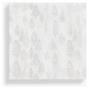 TT Metallic Trees Napkin 33cm