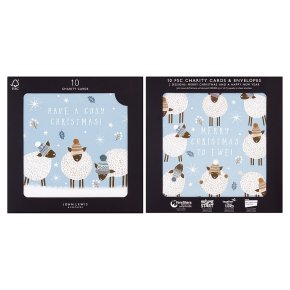 John Lewis Christmas Sheep Card