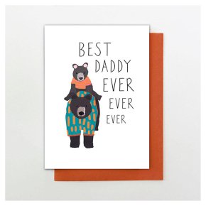 Best Daddy Fathers Day Card