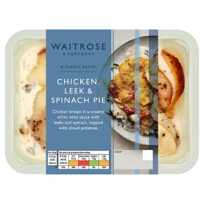 Waitrose Classics Chicken, Spinach & Leek Pie