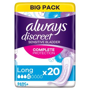 Always Discreet Sensitive Bladder Pads