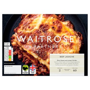 Waitrose Frozen Beef Lasagne | Waitrose & Partners