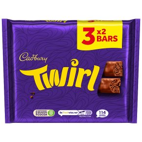 Cadbury Twirl Chocolate Bar Multipack 4 Pack