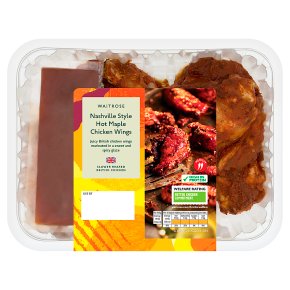 Waitrose BBQ Nashville Style Hot Maple Chicken Wings