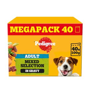 Pedigree Dog Food Pouches Mixed Selection in Gravy