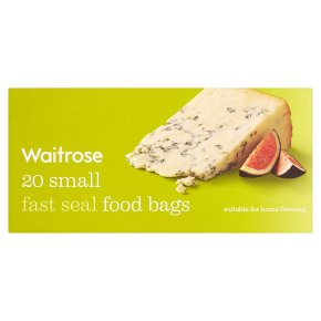 Waitrose Small Fast Seal Food Bags