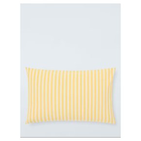 John Lewis Thin Stripe Indoor/Outdoor Cushion, Pistachio