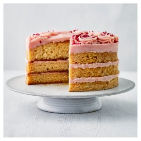 Lemon, Raspberry & Rose Triple Layer Cake