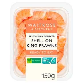 Waitrose Shell On King Prawns