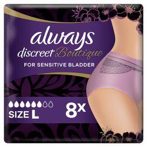 Always Discreet Boutique Pants 6+ L