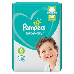 Pampers Baby-Dry 13-18kg Size 6