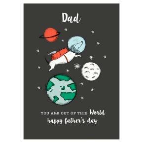 Out of This World Fathers Day Card