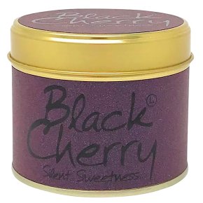 Lily-Flame Black Cherry Scented Candle Tin, 230g